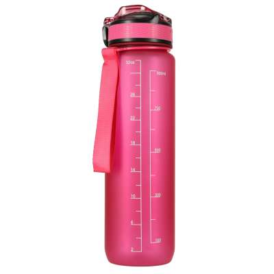Water bottle bidon 1l pink