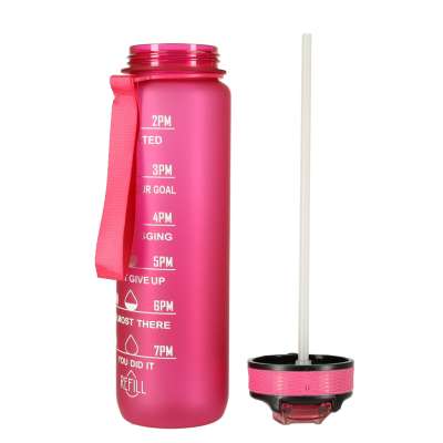 Water bottle bidon 1l pink
