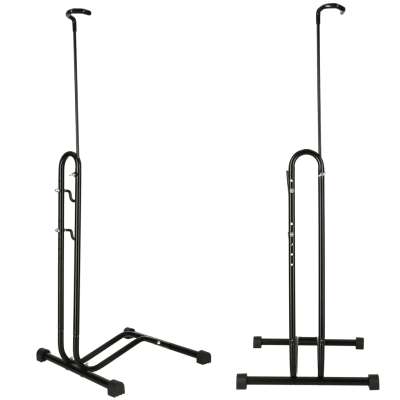 Bicycle stand single high strong metal black