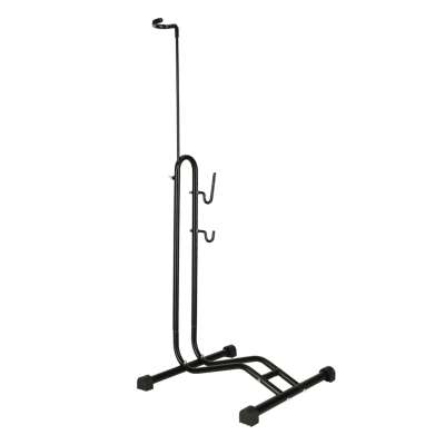Bike rack stand black metal steel bicycle strong
