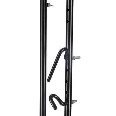 Bike stand RALLEX for service bike, free-standing, metal, black