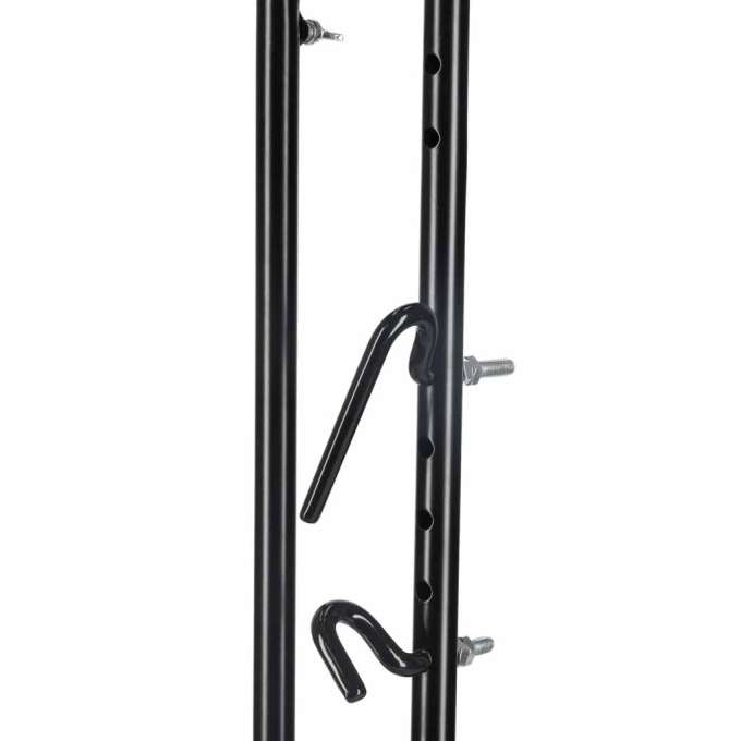 Bike stand RALLEX for service bike, free-standing, metal, black