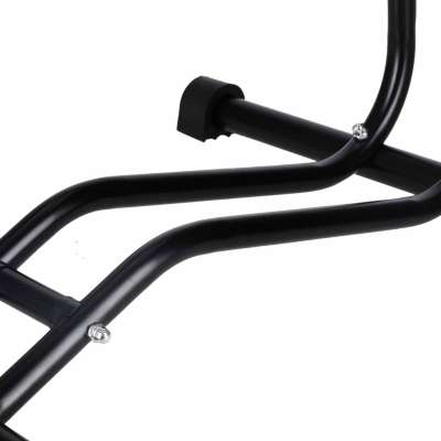Bike stand RALLEX for service bike, free-standing, metal, black