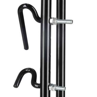 Bike stand RALLEX for service bike, free-standing, metal, black