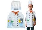 Carnival costume cook baker 3-8 years old 1