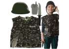 Carnival costume helmet soldier 3-8 years old 1