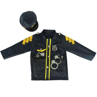 Carnival costume policeman handcuffs set 3-8 years old