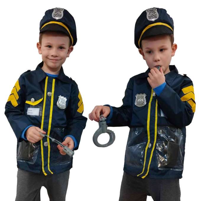 Carnival costume policeman handcuffs set 3-8 years old