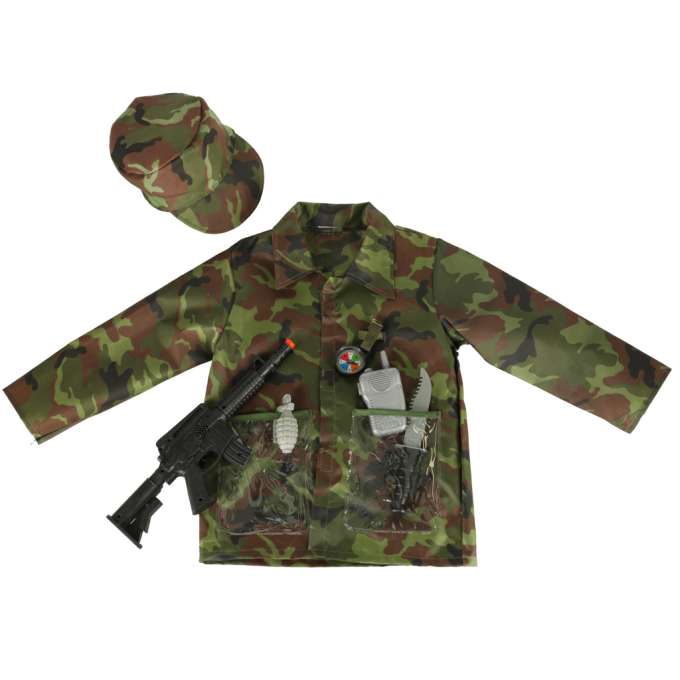 Carnival costume soldier set 3-8 years old