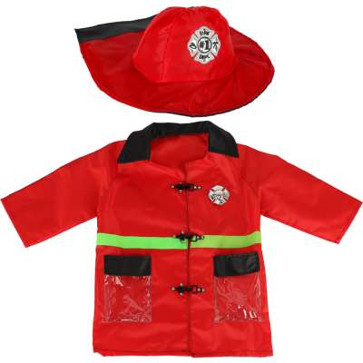Firefighter walkie-talkie carnival costume 3-8 years old