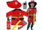 Firefighter walkie-talkie carnival costume 3-8 years old 1