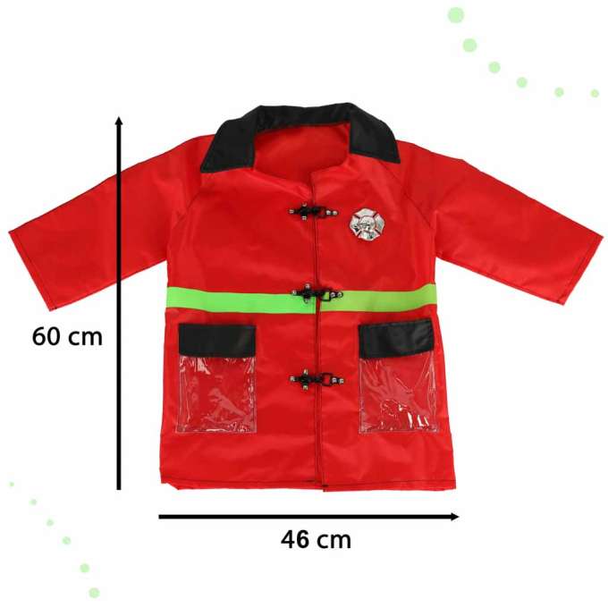 Firefighter walkie-talkie carnival costume 3-8 years old
