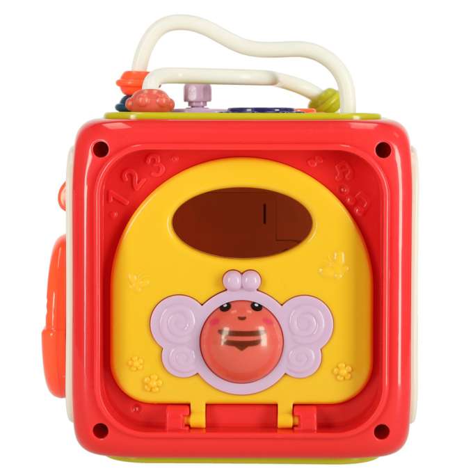 Interaktywna sensoryczna kostka sorter klocków