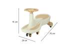 LED Swing Fix S4 gravity ride glowing wheels with music playing 76cm gold-white max 100kg 2