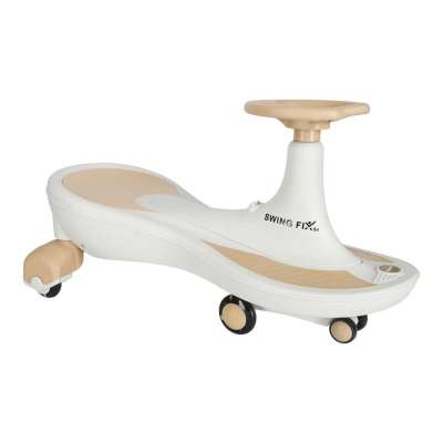 LED Swing Fix S4 gravity ride glowing wheels with music playing 76cm gold-white max 100kg