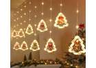 LED lights Christmas tree picture curtain 3m 2