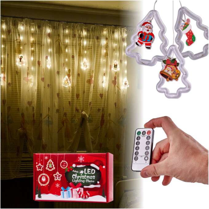 LED lights Christmas tree picture curtain 3m
