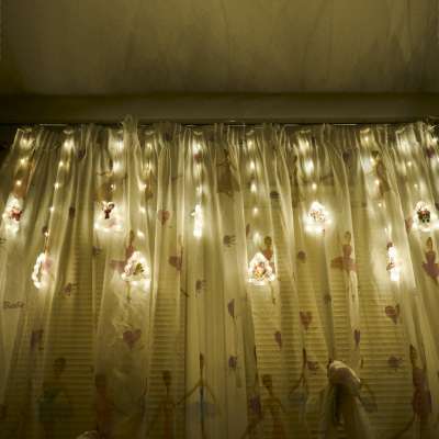 LED lights Christmas tree picture curtain 3m