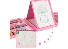 Painting art set in suitcase 208 pieces pink 4