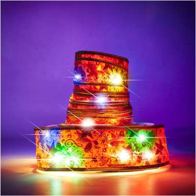 Ribbon decorative LED ribbon 10m 100LED Christmas tree lights Christmas decoration multicolor