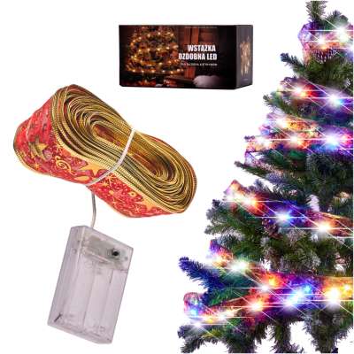 Ribbon decorative LED ribbon 10m 100LED Christmas tree lights Christmas decoration multicolor