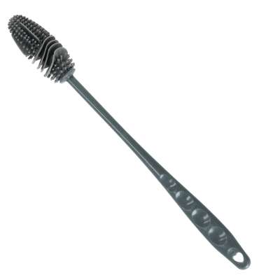 Silicone bottle cleaning brush grey