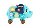 Słonik tablica manipulacyjna montessori wbijak sorter klocki młotek 26cm 10