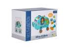 Słonik tablica manipulacyjna montessori wbijak sorter klocki młotek 26cm 13