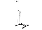 Stojak na rower pojedynczy wysoki mocny metalowy czarny 10