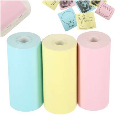 Thermal paper rolls for apartu printer 5.7cm x 3m 3 pieces colored