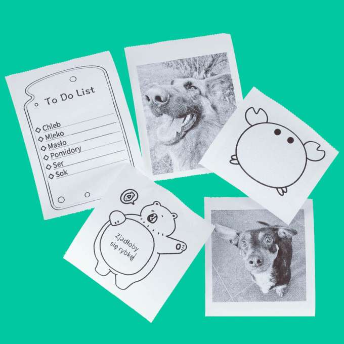Thermal paper rolls for apartu printer 5,7cm x 4,5m 5 pieces