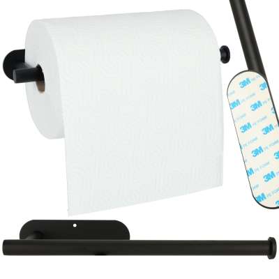 Toilet paper holder black