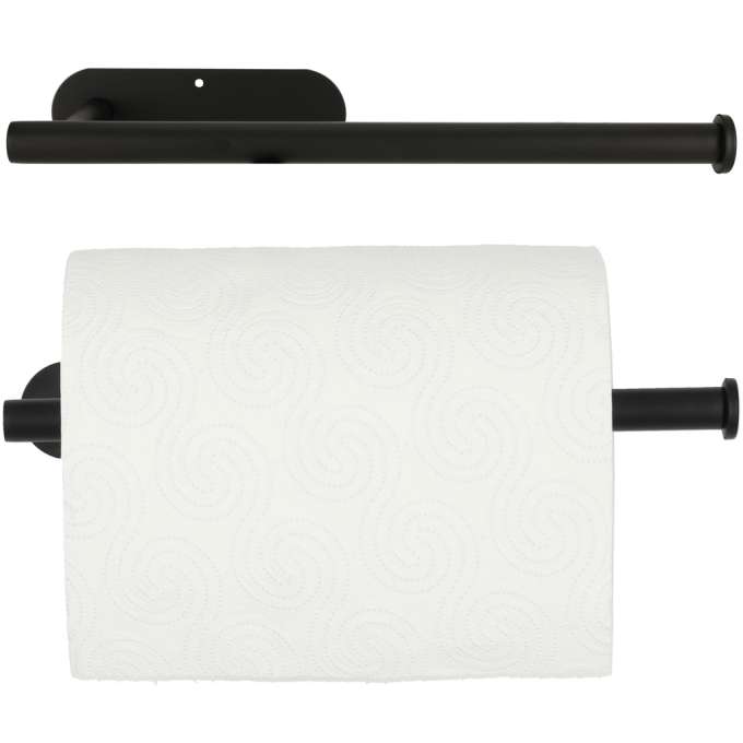 Toilet paper holder black