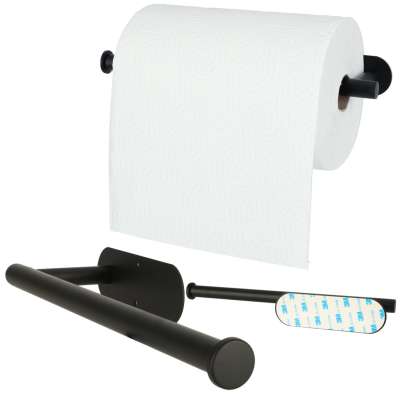 Toilet paper holder black