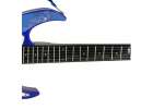 Electric rock guitar with microphone speaker for children blue 8