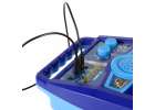 Electric rock guitar with microphone speaker for children blue 9