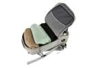 Airplane travel backpack waterproof USB cable 43x16x28cm gray 4