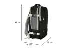 Airplane travel backpack waterproof USB cable 45x16x28cm black 10