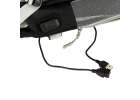 Airplane travel backpack waterproof USB cable 45x16x28cm black 8