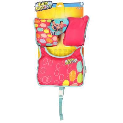 BESTWAY 32174 Inflatable swimming vest kapok with sleeves pink 3-6 years old 19-30kg