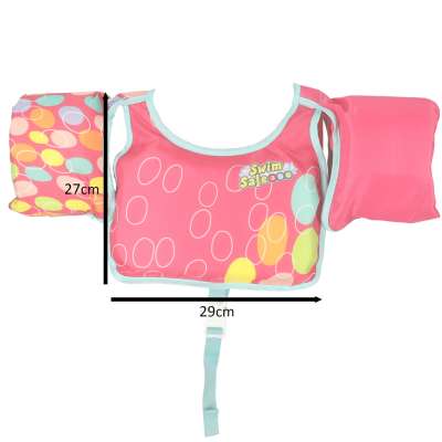 BESTWAY 32174 Inflatable swimming vest kapok with sleeves pink 3-6 years old 19-30kg