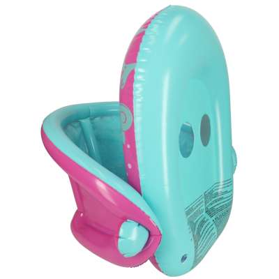 BESTWAY 34091 Materac dmuchany pontonik z daszkiem różowy 1-2lata 18kg