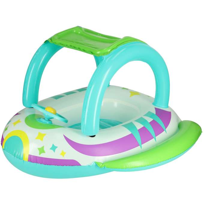 BESTWAY 34149 Inflatable pontoon mattress for kids with steering wheel car car 3+ 45kg
