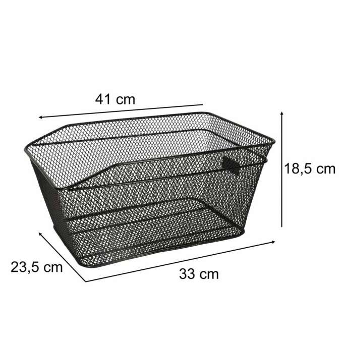 Bike basket RALLEX for rack, rear metal basket
