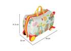 Children's travel suitcase on wheels hand luggage ZOO 8