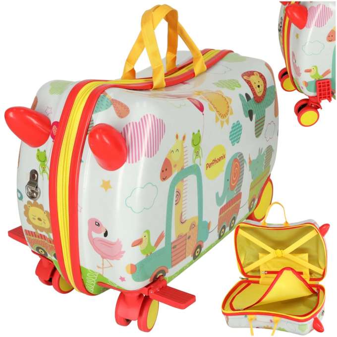 Children's travel suitcase on wheels hand luggage ZOO