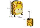 Children's travel suitcase on wheels hand luggage giraffe 7