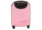 Children's travel suitcase on wheels hand luggage pink cat 3
