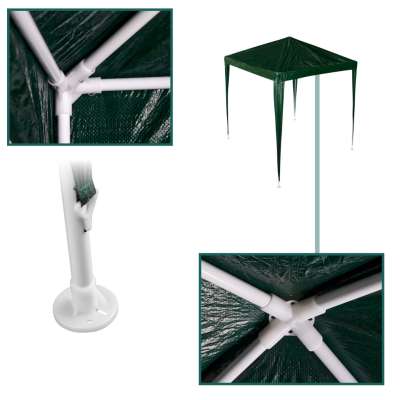 Commercial event pavilion tent green 1,9x1,9