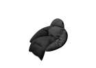 Cushion for swing chair XXL black 2